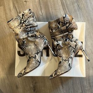 Schulz python slouch stiletto boot. Worn once